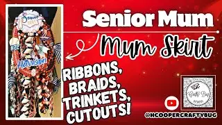 Senior Mum; Mum Skirt: how to make homecoming mums #texashomecoming #homecoming #homecomingmums