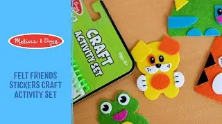 Набор для творчества Melissa & Doug On-the-Go Felt Friends Stickers Craft Activity Set