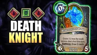 New Death Knight card is giga broken! BBU DK crushing it!