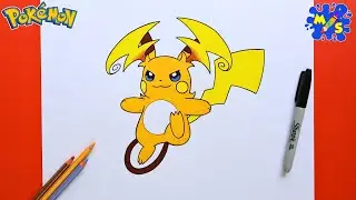How to Draw Mega Raichu Y | Pokemon Drawing Tutorial