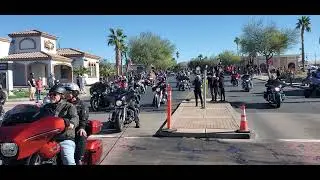 River Riders Roll in for the 42 Annual Toy Run 2025, Lake Havasu, Az.