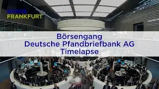 B&ouml;rsengang (IPO) der Deutschen Pfandbriefbank AG | B&ouml;rse Frankfurt