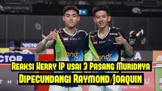 Herry IP's reaction after three pairs of his students were defeated by Raymond Joaquin at the 202...