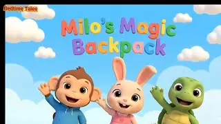 Milo's Magic Backpack story By Bedtime Tales #animation #cartoon #bedtimestories #moralstory #kids
