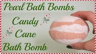 Pearl Bath Bombs Ring Reveal - Candy Cane Bath Bomb!