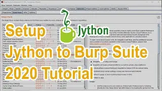 Jython: How to Setup Jython to Burp Suite Tutorial (2021)