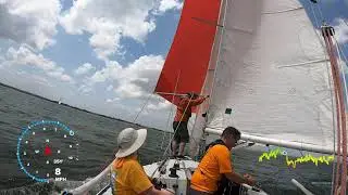 7-10-21 Olson 25 down wind and take down