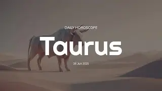 Taurus Daily Horoscope &ndash; 26 June 2025