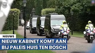 Zien: nieuw kabinet aangekomen bij de koning