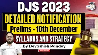 DJS 2023 Vacancy Out: Detailed Analysis | DJS Syllabus | Cut off and Strategy