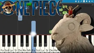 My Sails Are Set - Aurora | One Piece Live | Netflix | PIANO TUTORIAL EASY  + MIDI FILE