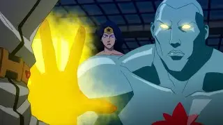 Captain Atom (DCAMU) Powers and Fight Scenes - Justice League: The Flashpoint Paradox
