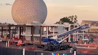 EPCOT Construction Update November 2022 | Moana Journey Water | Walt Disney World Monorail #4K