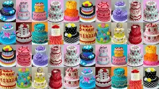 🌈💞2 Tier Cake/Anniversary Cake Design/Cake Design/Two Tier Cake/Chocolate Cake Recipe/Birthday Cake