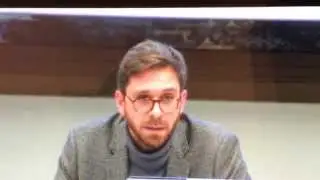 Matteo Lepore speaks at the conference: 
