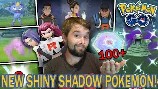 NEW SHINY SHADOW POKEMON CAUGHT! OVER 100 TEAM GO ROCKET LEADERS DEFEATED! X5 SHINIES! (Pokemon GO)