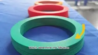 The disc filtration degree with different color.