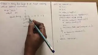 Find the length of the longest substring with All distinct characters