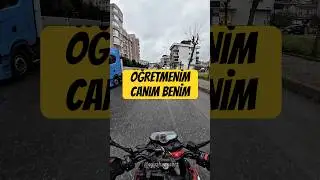Ben değiştim &ouml;ğretmenim. (!) 😂 #motorcycle #motor #motovlog #moto #shorts  #trafik