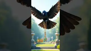 &lrm;The Clever Crow and the Snake A Moral Animal Story#Crow and Snack #wisdom #facts # English subtitle