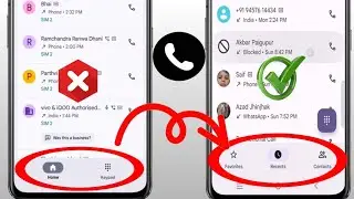 How to Fix Phone Call Dialer Keypad Change Problem || Only Home & Keypad Showing Problem..