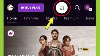 How to Fix Zee5 Screen Cast option not showing problem Solved
