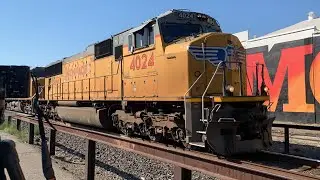 Rare Union Pacific SD70M with a K5lla Leads an Intermedeol (7/20/24)