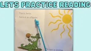 Reading Practice for Kids | Teaches Fluency with Pointer Guidance!  🎉