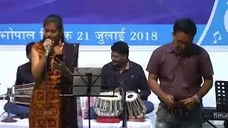 Me Ram Hardasani singing at M P State Museum, Bhopal