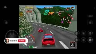 emulador Saturn emu para android juego High Velocity - Mountain Racing Challenge