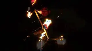 Fire spinning Shameless Las Vegas