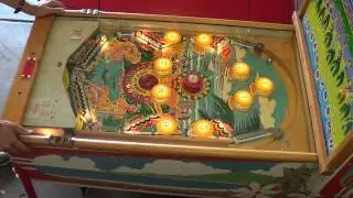 Bally Beach Queens Flipperless Pinball  - playing