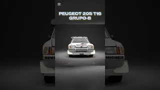 The Peugeot 205 T16 group B #granturismo #shorts #racing