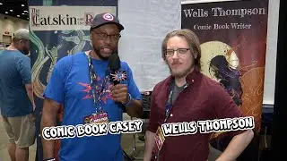 Comic Book Creator Wells Thompson at Capital City Comic Con #comicbook #comiccon #lansing #writer