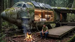 Building a House Inside a B-52 Stratofortress All by Myself (Full ASMR Process)