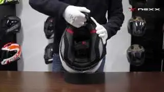 NEXX Helmets X.D1 - Video Tutorial - How to Remove and Place the Inner Lining