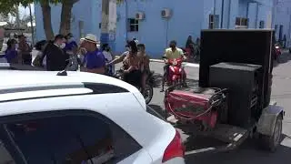 CARREATA COM A IMAGEM PRIMITIVA  DE NOSSA SENHORA DA CONCEIÇÃO PELAS RUAS DE MACAU.