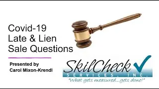 COVID 19 Late & Lien Sale Questions | Self-Storage Management | SkilCheck Services, Inc