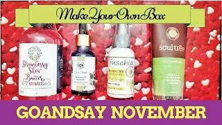 GoAndSay Box November 2017 | Curate Your Own Box | Unboxing & Review | *Giveaway*