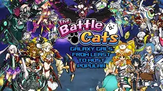 Ranking Galaxy Gals From LEAST to MOST Popular - The Battle Cats