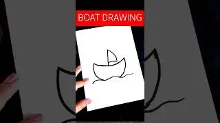 Boat Drawing | How To Draw Boat | #creative #art #viralvideo #shorts #boat #drawing #easyart