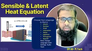 Class 27 - Sensible and Latent Heat Equation - Change Language in settings under Audio Track.