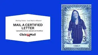 Certified Letter Order Process - Upload Document, Upload List Workflow