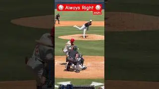Always Right!  The hitter challenges the call.  #RoboUmp #MLB #ABS #MA2tv #umpire