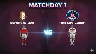UEFA europa league || group stage || matchday 1 || psg vs standard de liege (1) |😎😎