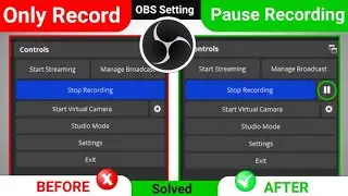 How to Enable OBS Pause Button | obs pause recording | obs pause button missing