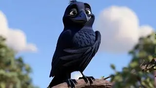 जीवन की सिख कौवा हंस ओर मोर की मजेदार कहानी 🦜🦚#trending #cartoon #3danimation #viral #magic 