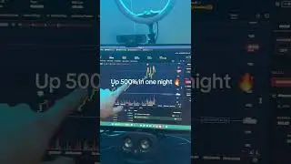 500% in one night 🔥 #memecoin #trading #live #livetrading #memecoinseason #memecoins