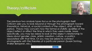 Photo Analysis Overview