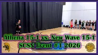 Athena 15-1 vs. New Wave 15-1 1/19/25